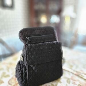 Vera Bradley Black Quilted Backpack